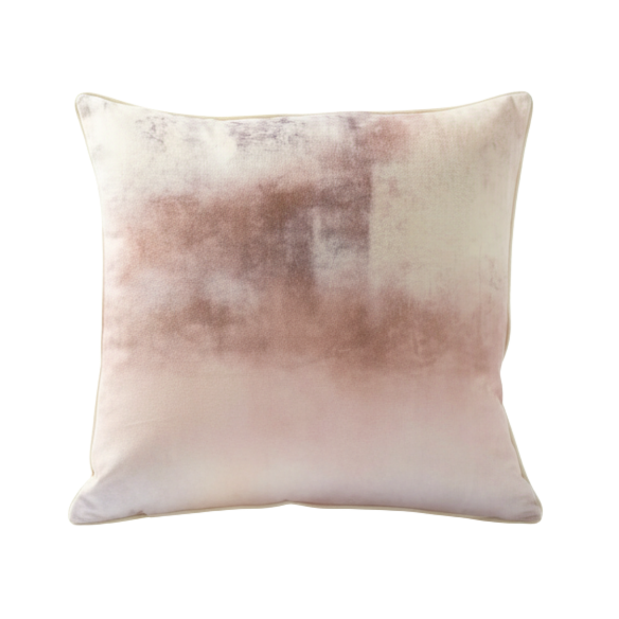 Abstract Clay Whisper Velvet Cushion - 60 x 60