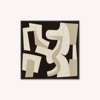 Abstract Canvas Framed Art
