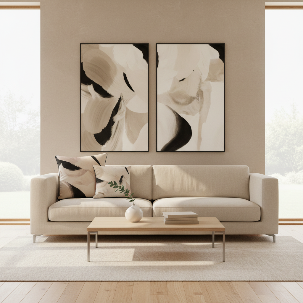 Velvet Canvas Framed Art