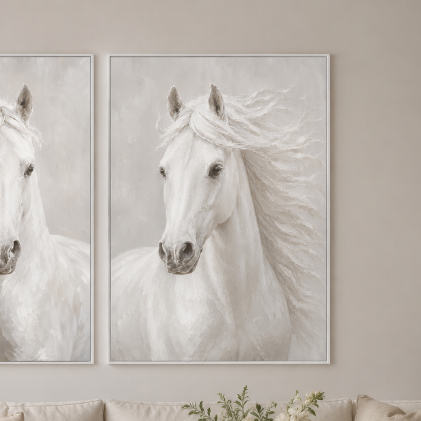 Ivory Spirit 2 Velvet Canvas