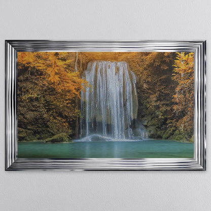 Autumn Waterfull Framed Wall Art