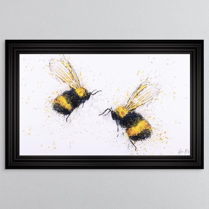 Bee Love Framed Wall Art