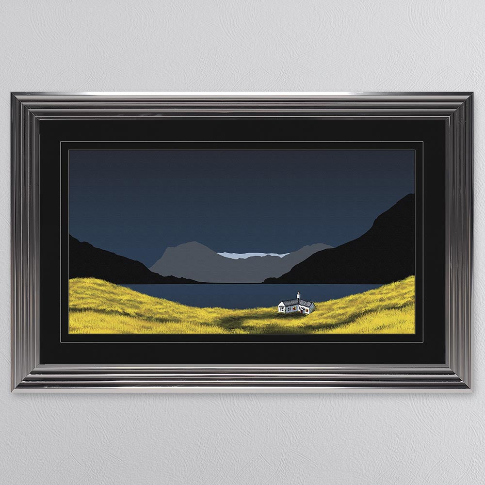 Buttermere with Black Mount Framed Wall Art