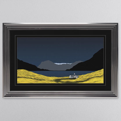 Buttermere with Black Mount Framed Wall Art