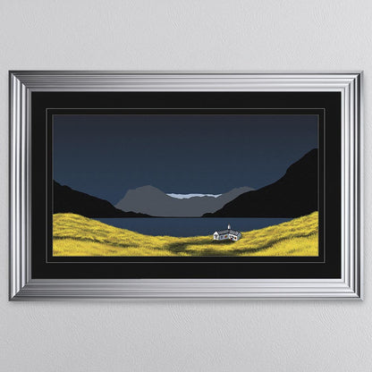 Buttermere with Black Mount Framed Wall Art