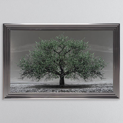 Emerald Cherry Tree Framed Wall Art