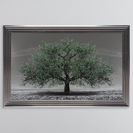 Emerald Cherry Tree Framed Wall Art
