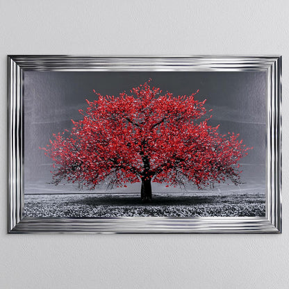 Red Cherry Tree Framed Wall Art