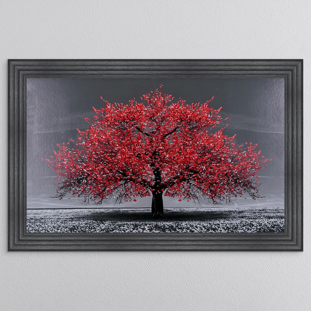 Red Cherry Tree Framed Wall Art