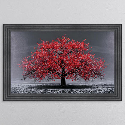 Red Cherry Tree Framed Wall Art