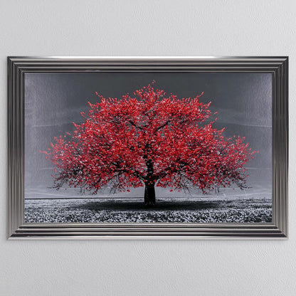 Red Cherry Tree Framed Wall Art