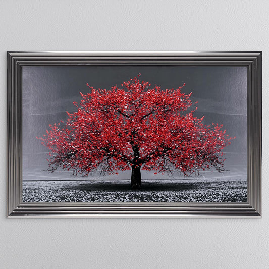 Red Cherry Tree Framed Wall Art
