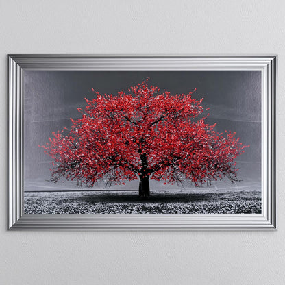 Red Cherry Tree Framed Wall Art