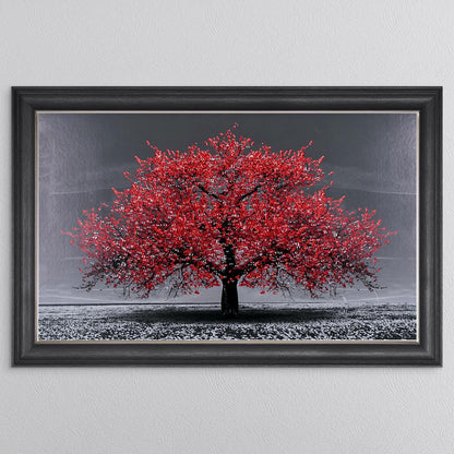 Red Cherry Tree Framed Wall Art