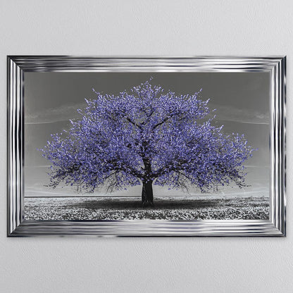 Very Peri Cherry Tree Framed Wall Art