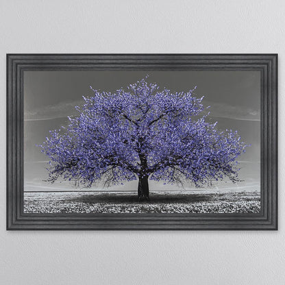 Very Peri Cherry Tree Framed Wall Art