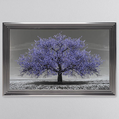Very Peri Cherry Tree Framed Wall Art