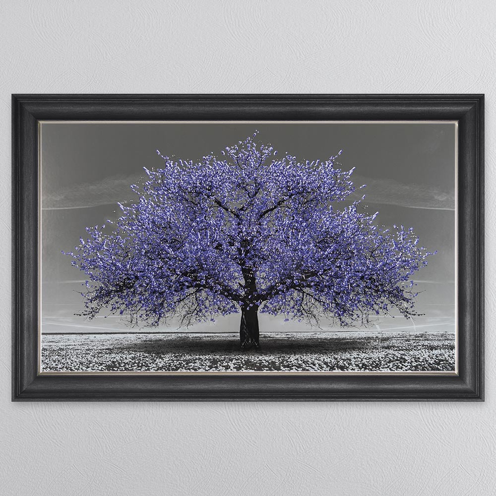 Very Peri Cherry Tree Framed Wall Art