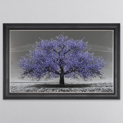 Very Peri Cherry Tree Framed Wall Art