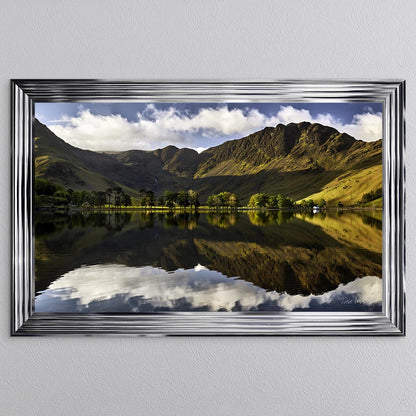Buttermere Pines At First Light Framed Wall Art
