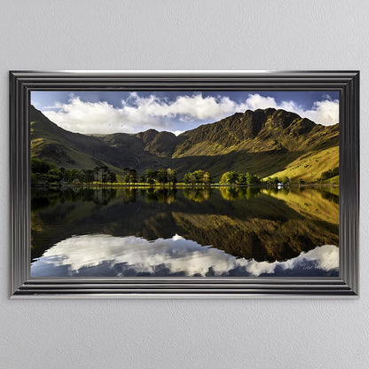 Buttermere Pines At First Light Framed Wall Art