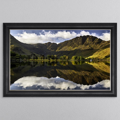 Buttermere Pines At First Light Framed Wall Art