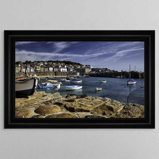 Mousehole Harbour Framed Wall Art