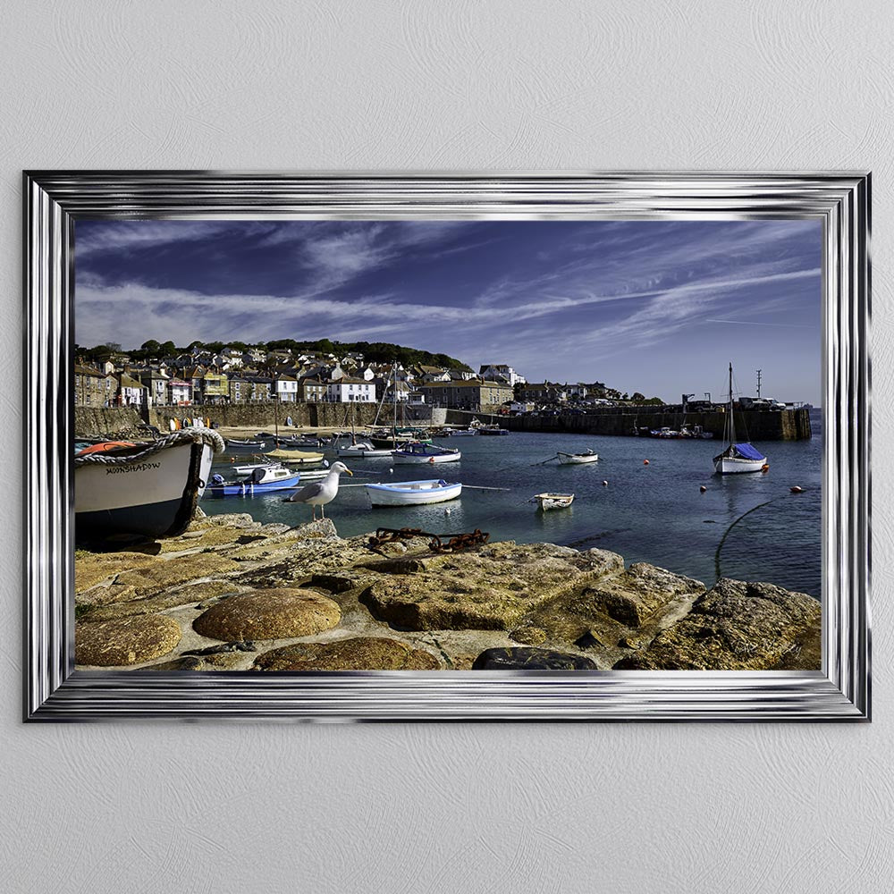Mousehole Harbour Framed Wall Art