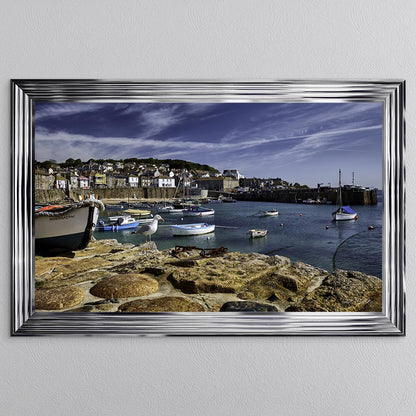 Mousehole Harbour Framed Wall Art