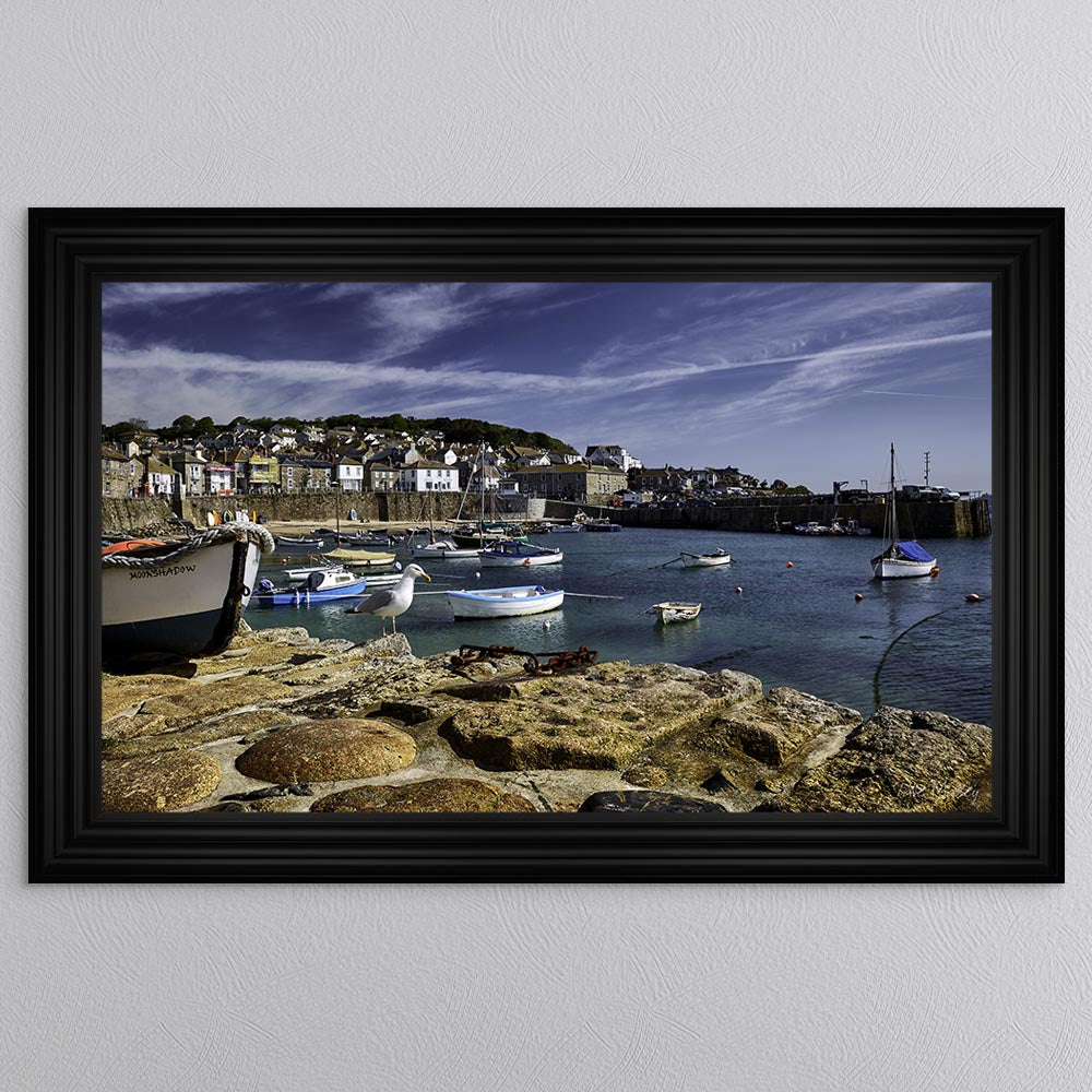 Mousehole Harbour Framed Wall Art