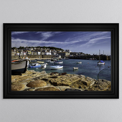 Mousehole Harbour Framed Wall Art