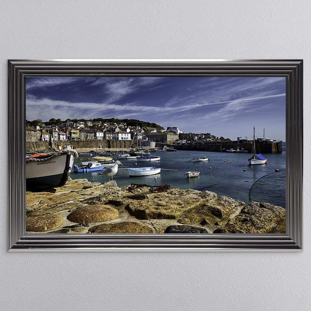 Mousehole Harbour Framed Wall Art