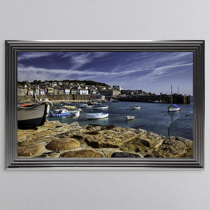 Mousehole Harbour Framed Wall Art