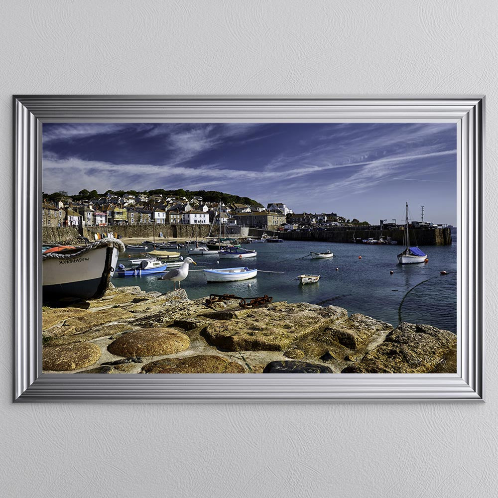 Mousehole Harbour Framed Wall Art