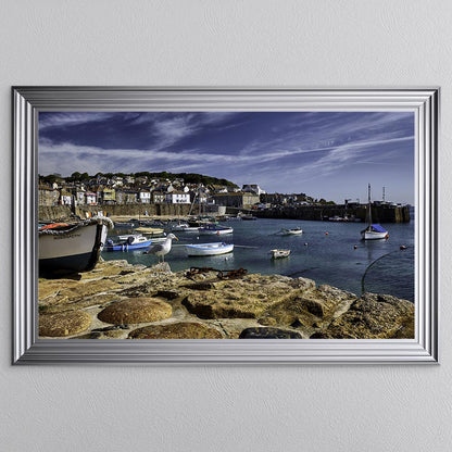 Mousehole Harbour Framed Wall Art