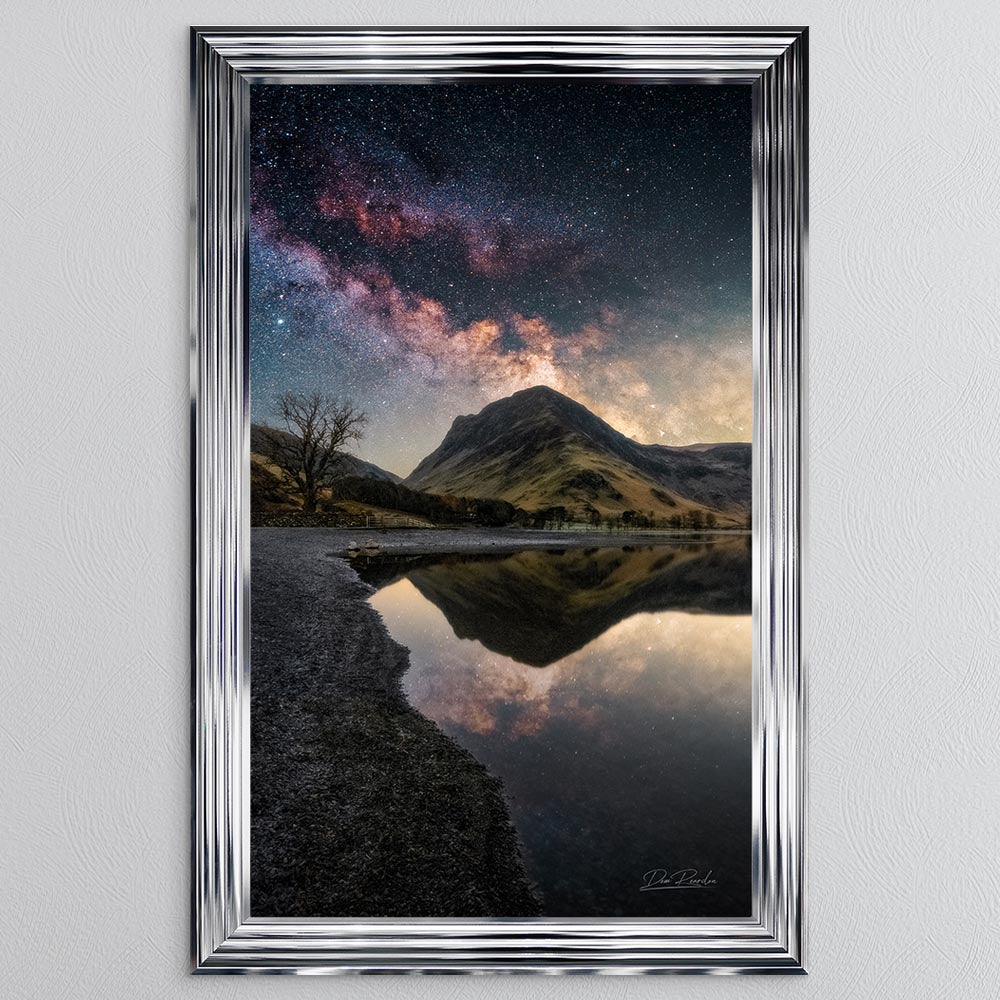 Buttermere Shore Milky Way Framed Wall Art