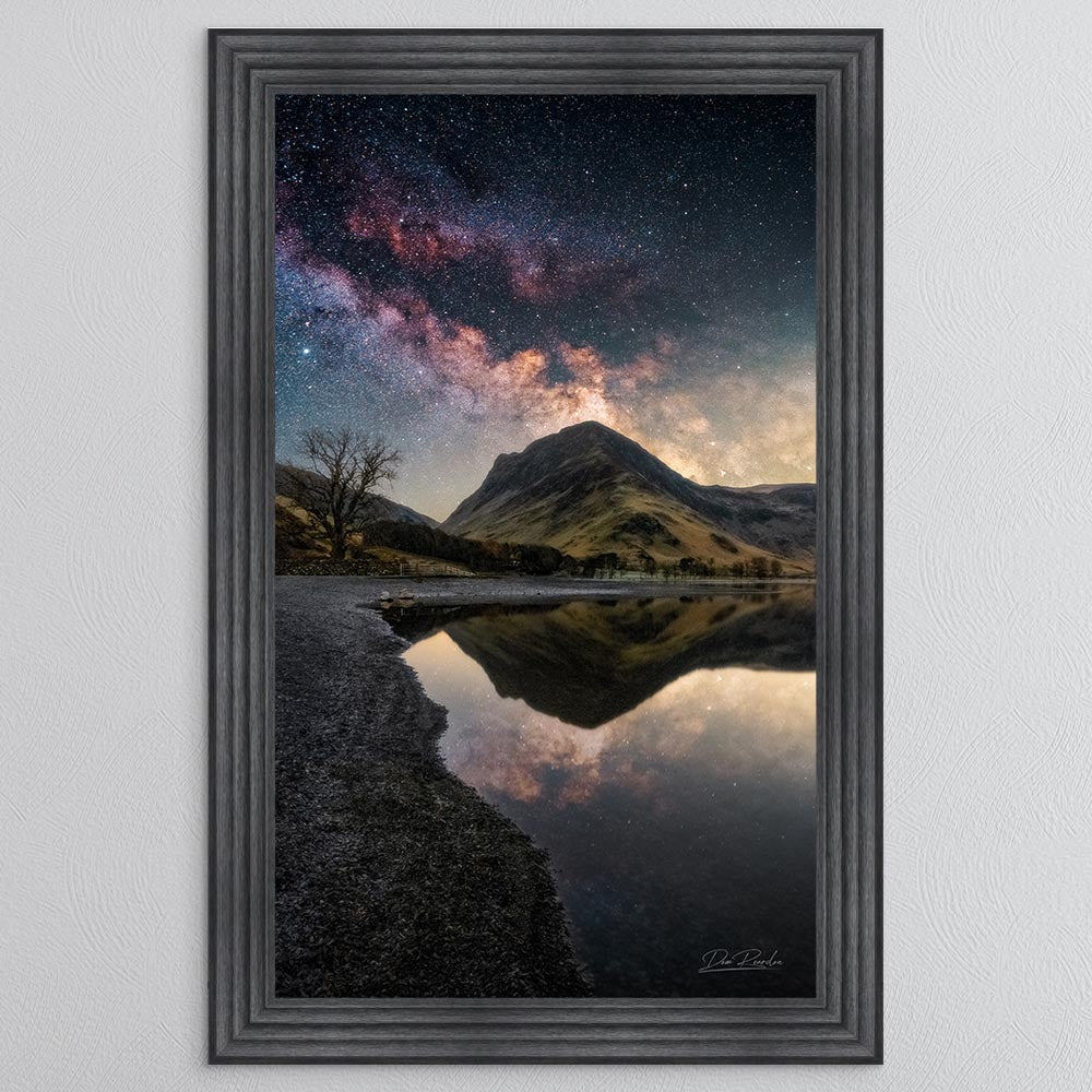 Buttermere Shore Milky Way Framed Wall Art