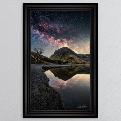 Buttermere Shore Milky Way Framed Wall Art