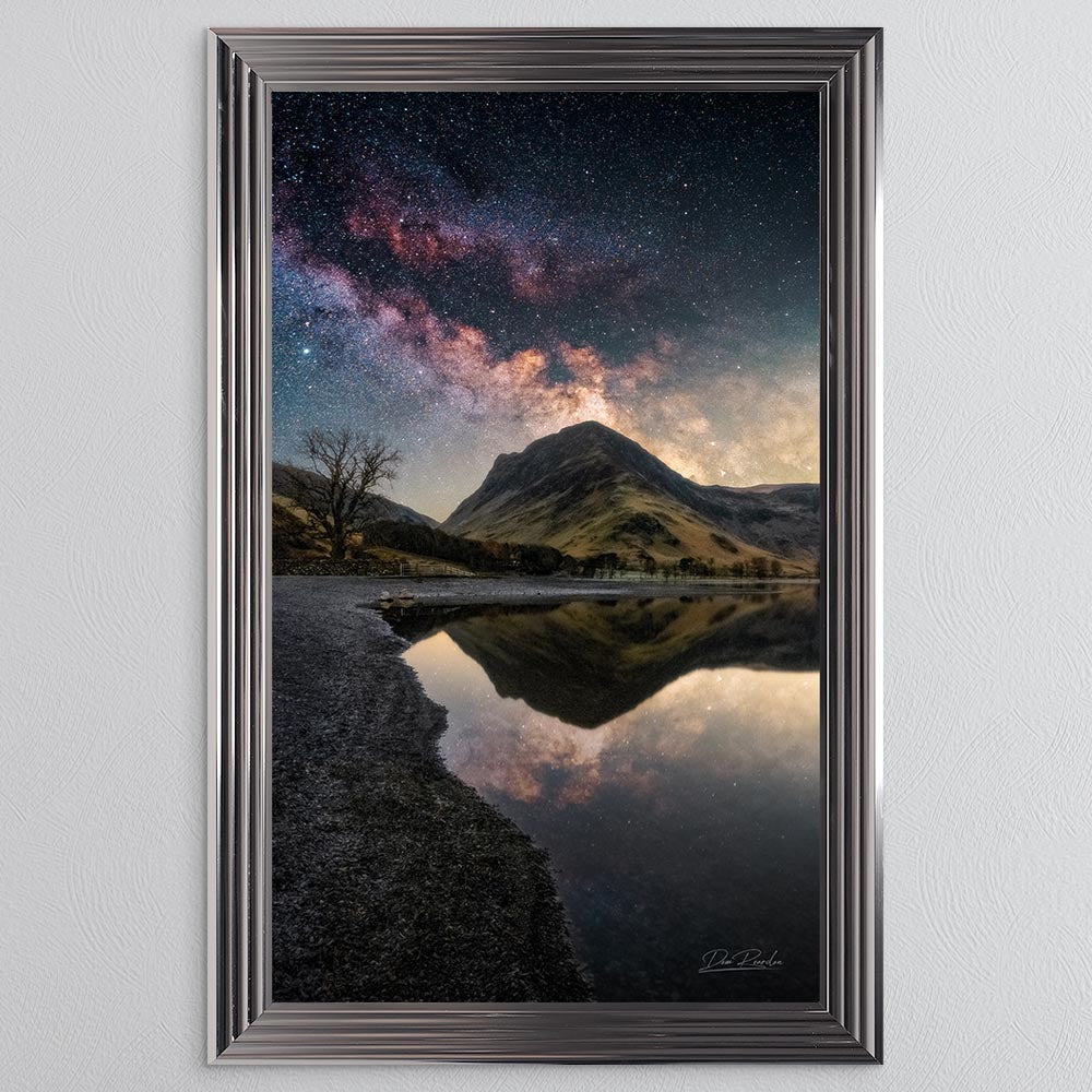 Buttermere Shore Milky Way Framed Wall Art