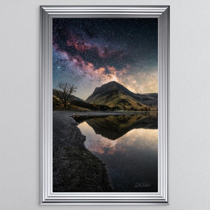 Buttermere Shore Milky Way Framed Wall Art