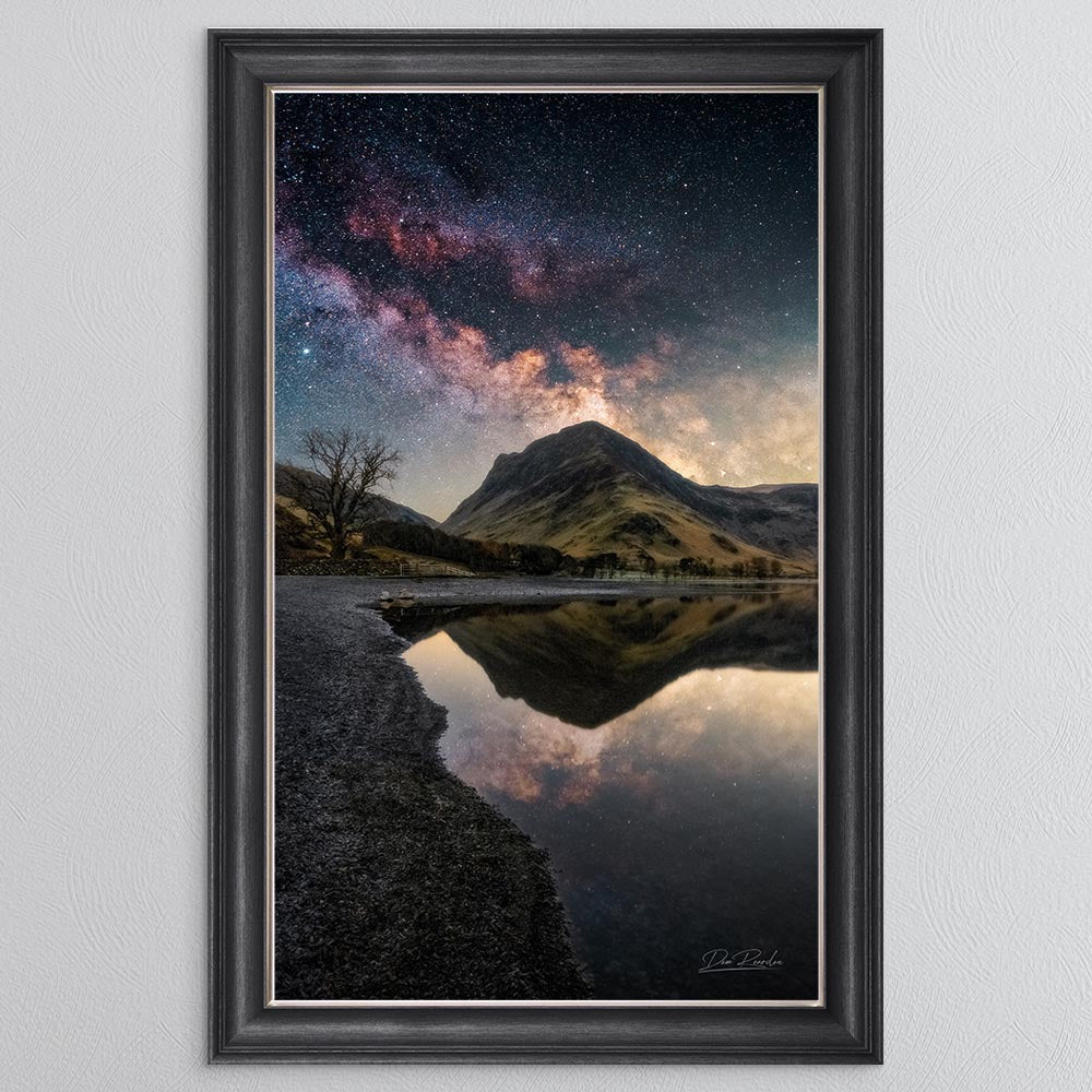 Buttermere Shore Milky Way Framed Wall Art