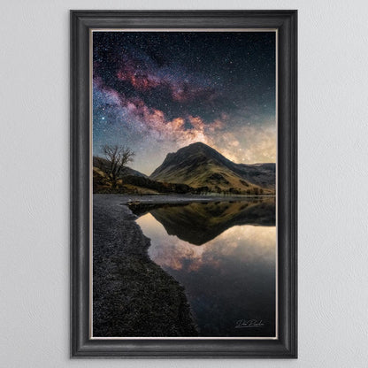 Buttermere Shore Milky Way Framed Wall Art