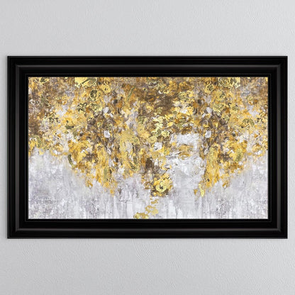Blooming Gold with Gold Foil Framed Wall Art