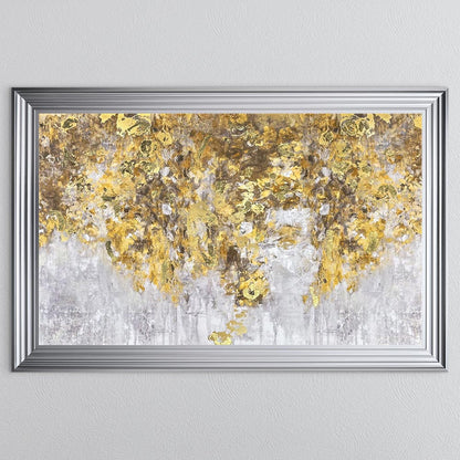 Blooming Gold with Gold Foil Framed Wall Art