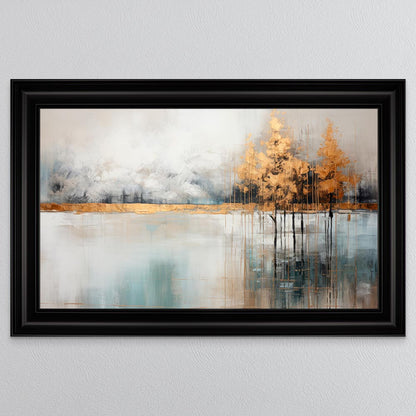 Golden Lake Framed Wall Art