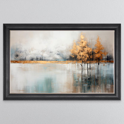 Golden Lake Framed Wall Art