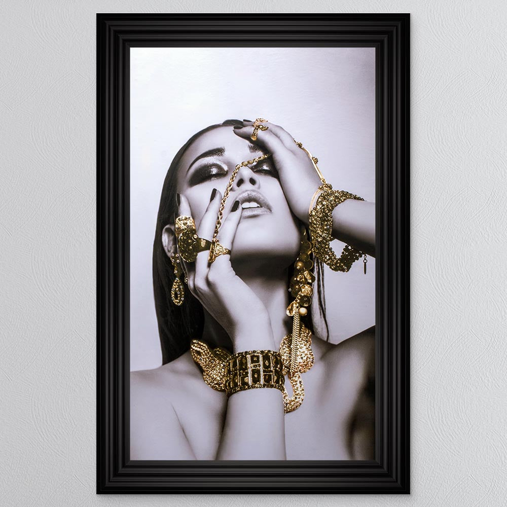 Golden Girl Framed Wall Art