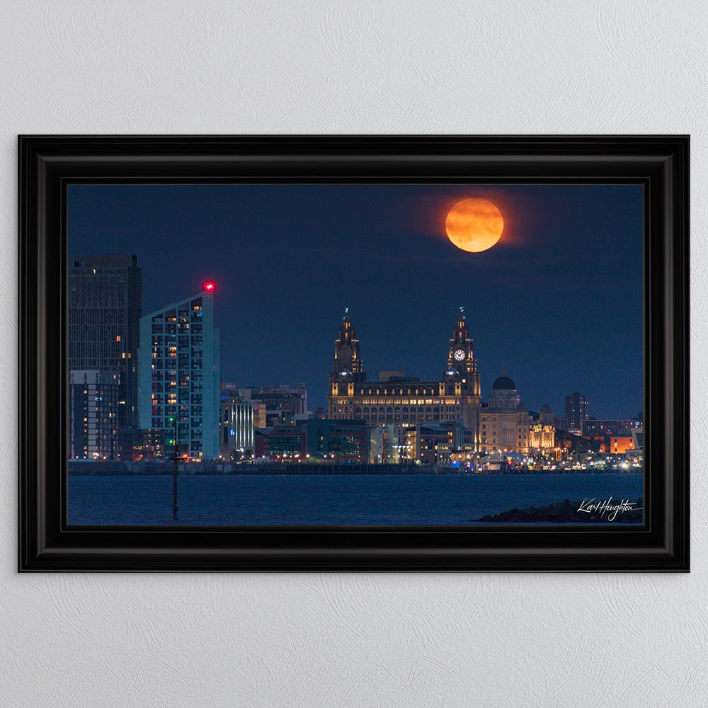 Liverpool Skyline Framed Wall Art