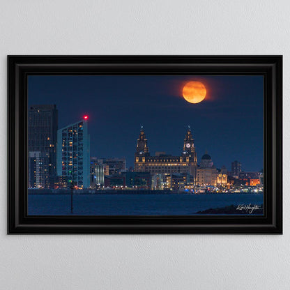 Liverpool Skyline Framed Wall Art