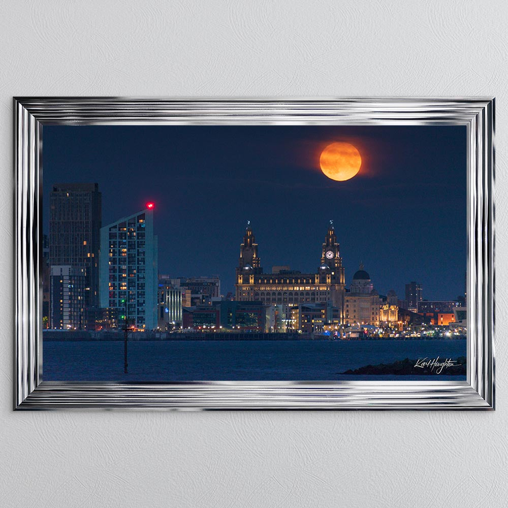 Liverpool Skyline Framed Wall Art